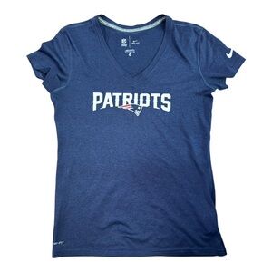 NFL New England Patriots Dri-Fit Navy Team Apparel for Women Size Medium